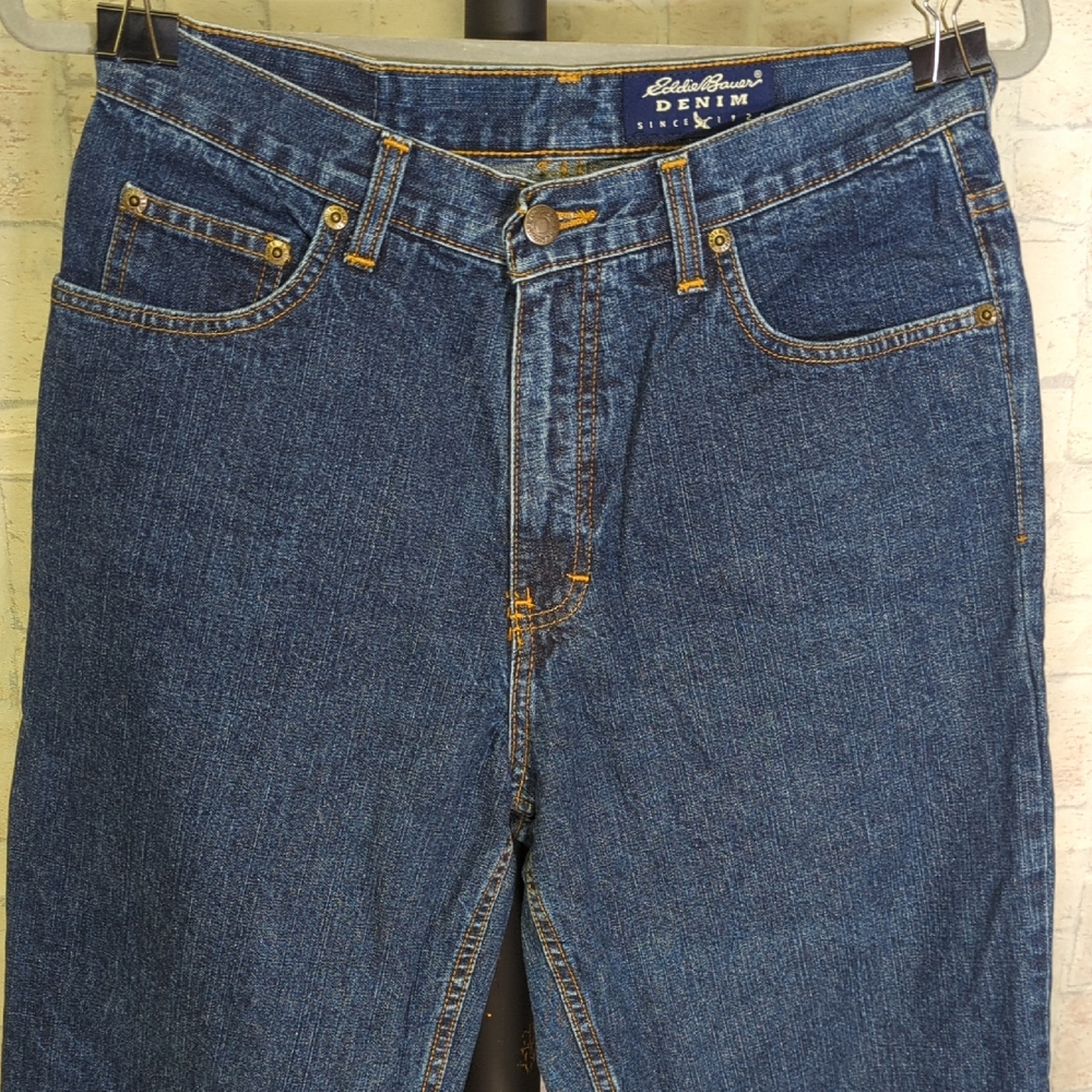 Eddie Bauer Ladies 10 Denim Jeans Blue